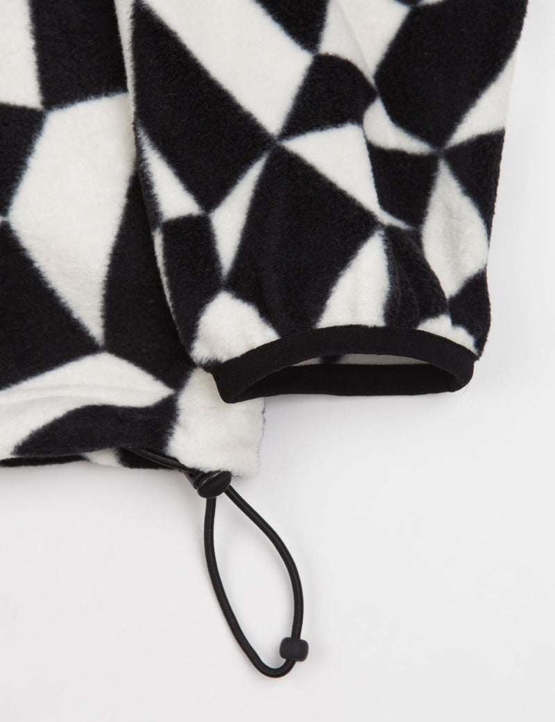 Gramicci Mock Neck Fleece - Black Check