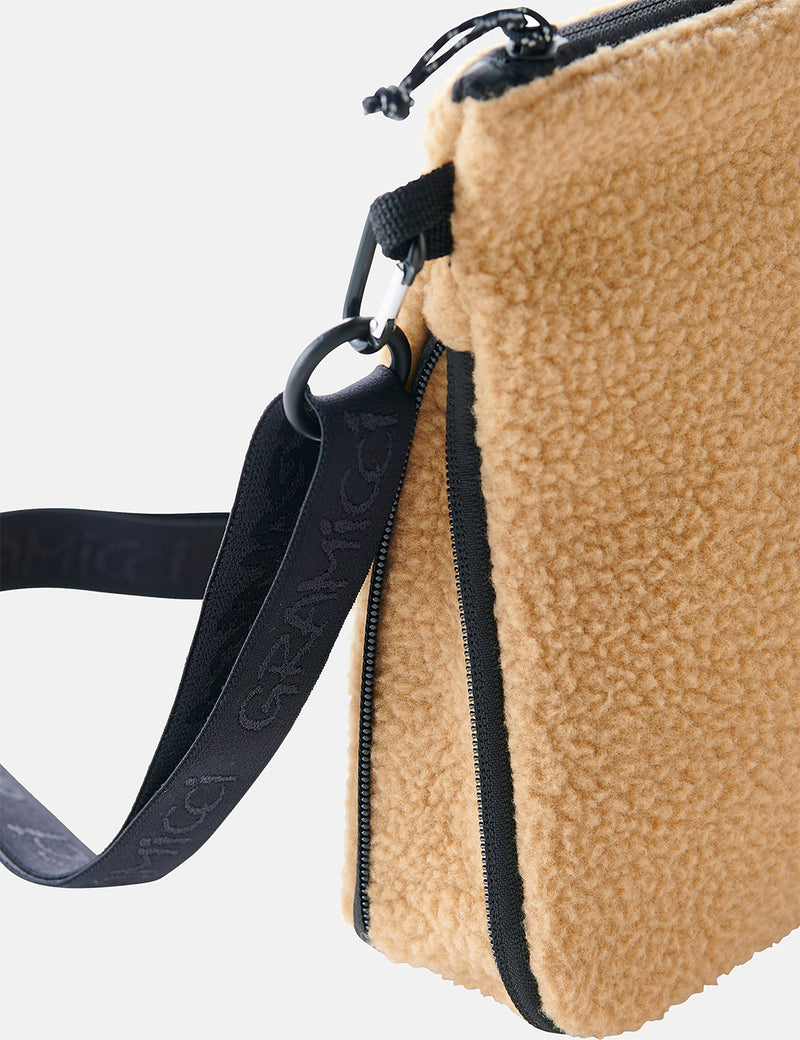 Gramicci Boa Fleece Adjustable Sacoche - Beige