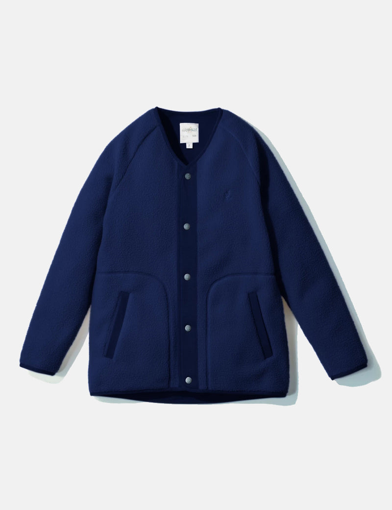 Gramicci Boa Fleece Jacket - Navy Blue