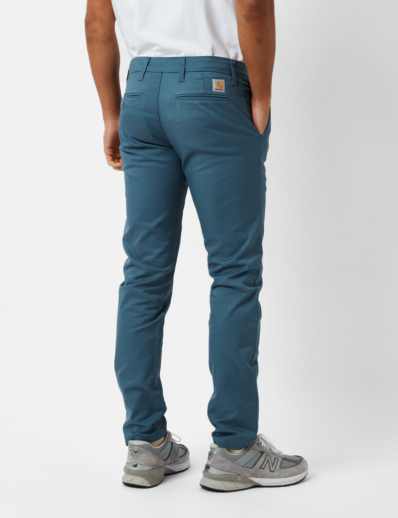 Carhartt-WIP Sid Pant (Slim) - Storm Blue