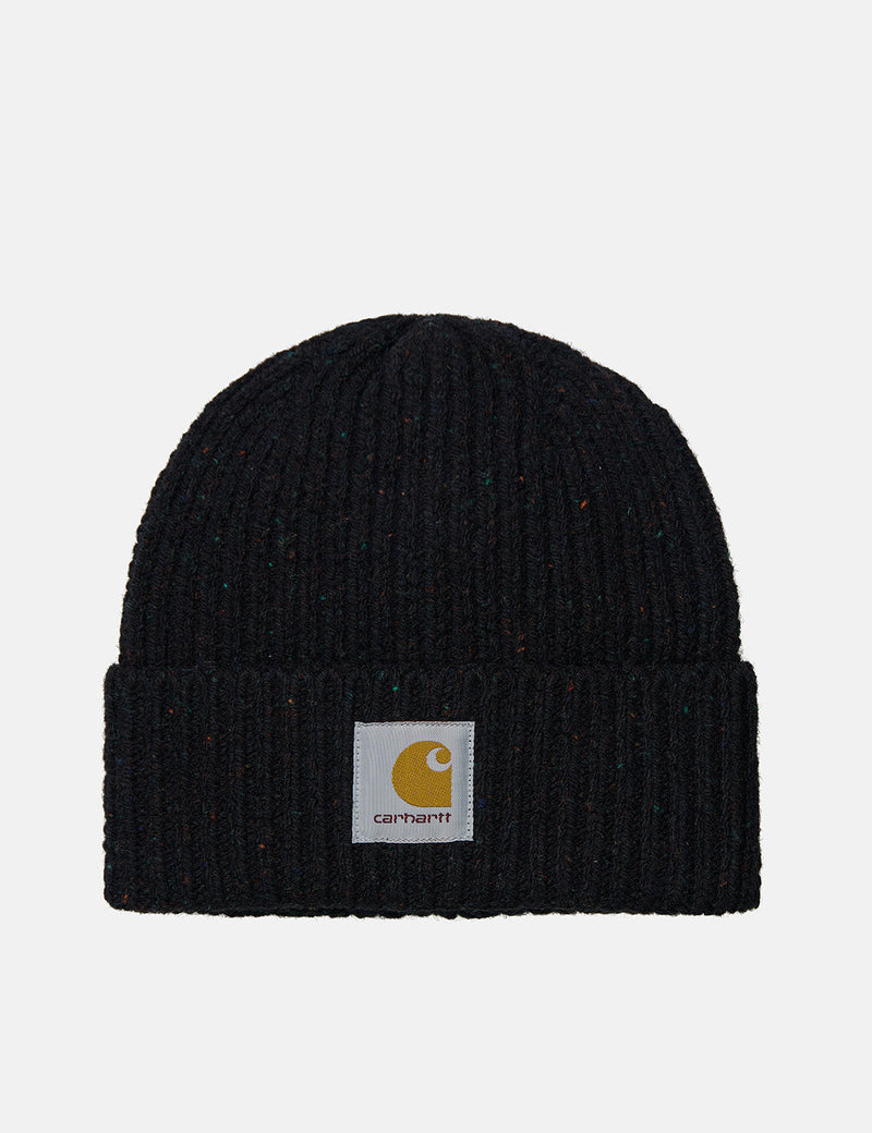 Carhartt-WIP Anglistic Beanie Hat - Speckled Black