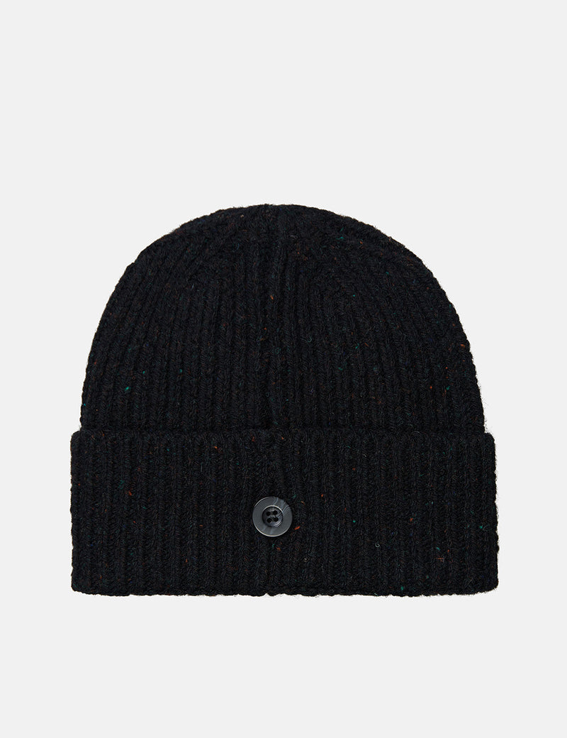 Carhartt-WIP Anglistic Beanie Hat - Speckled Black