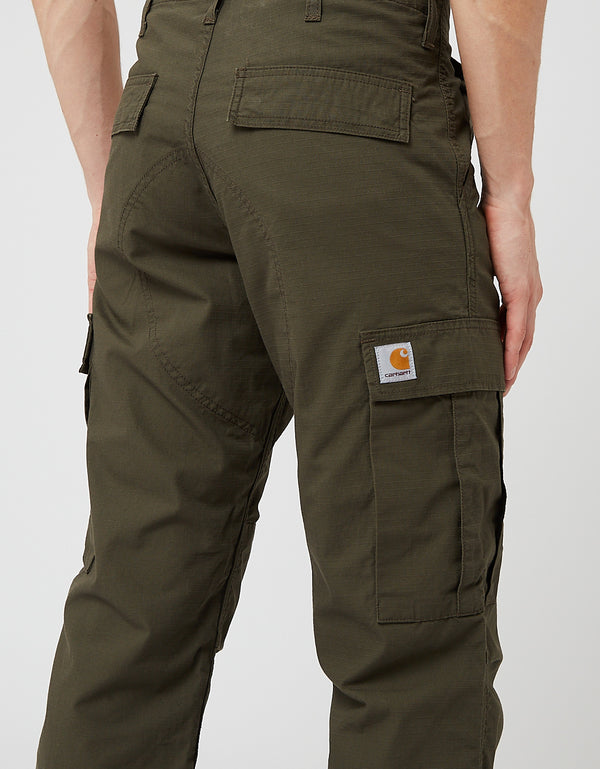 Carhartt-WIP Regular Cargo Pant (Ripstop, 6.5 oz) - Cypress rinsed