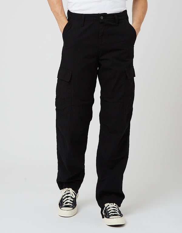 Carhartt-WIP Regular Cargo Pant (Moraga Cotton Twill) - Black