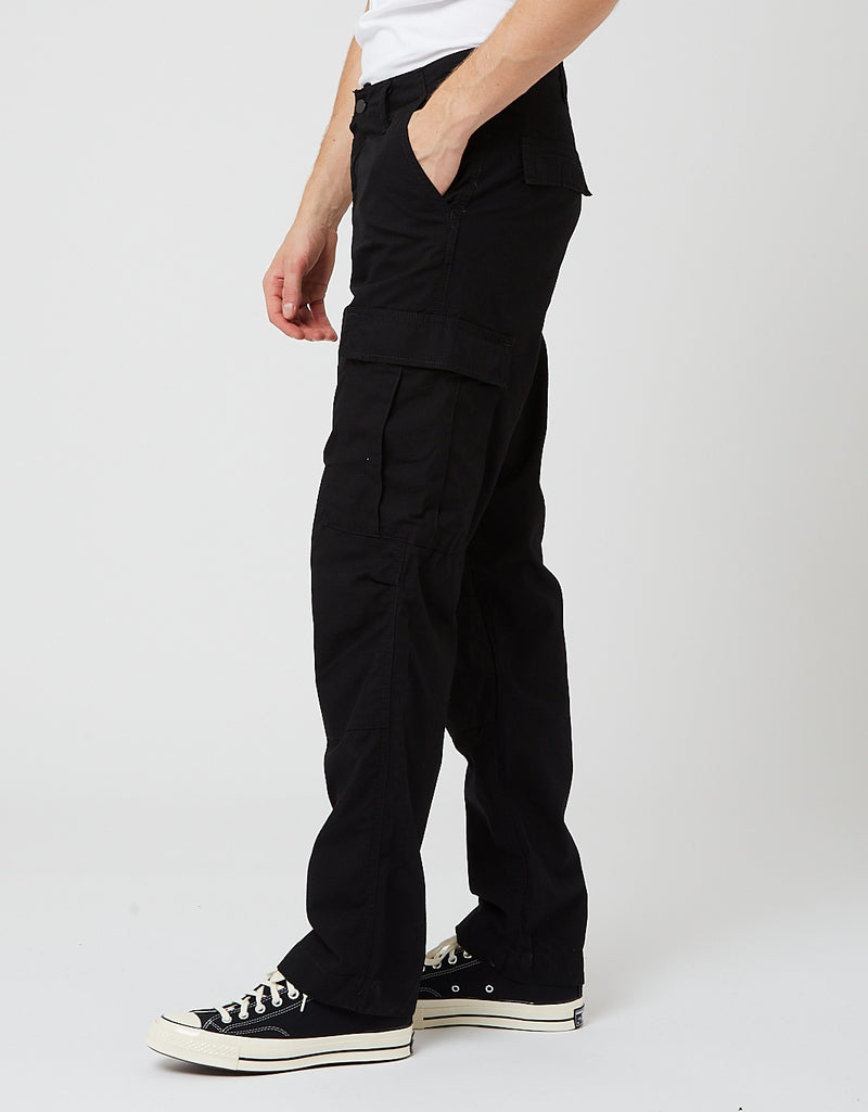 Carhartt-WIP Regular Cargo Pant (Moraga Cotton Twill) - Black