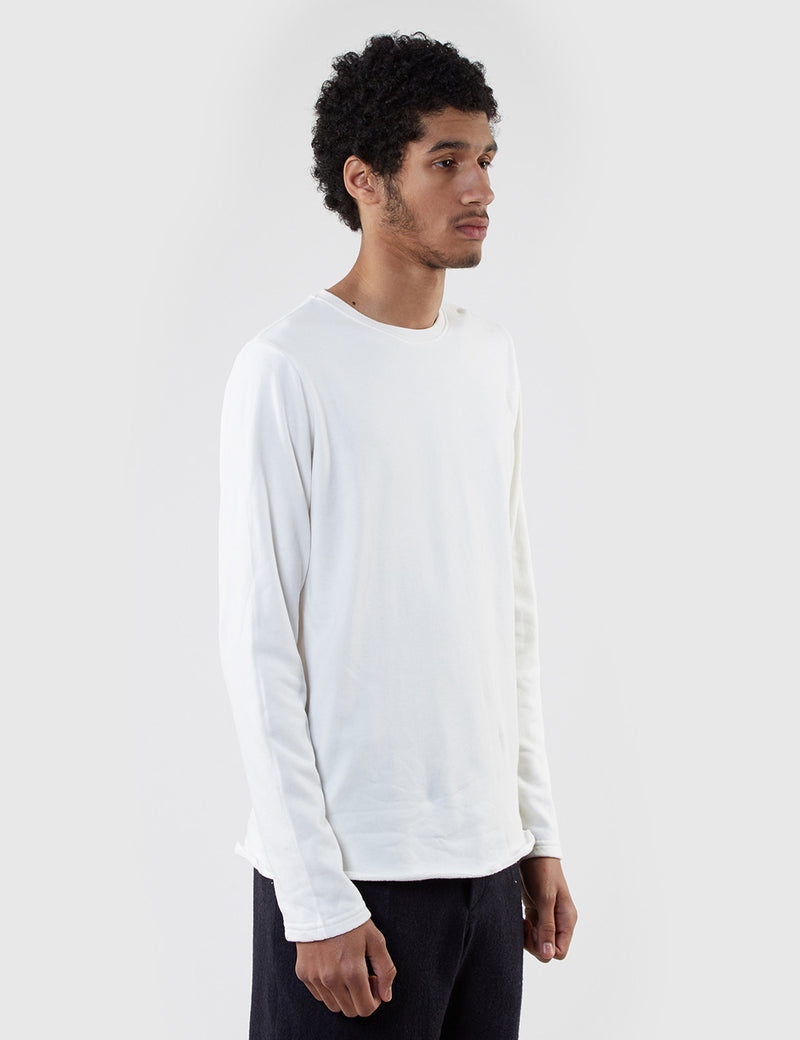 Edwin Terry Long Sleeve T-Shirt - Off White