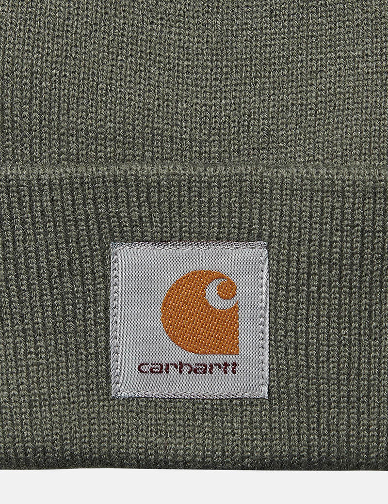 Carhartt-WIP Short Watch Beanie Hat - Thyme Green