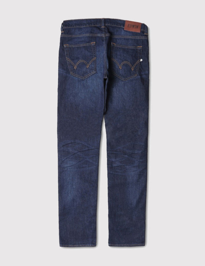 Edwin ED-80 Compact Indigo Jeans 11.5oz (Slim) - Dark Blue Used