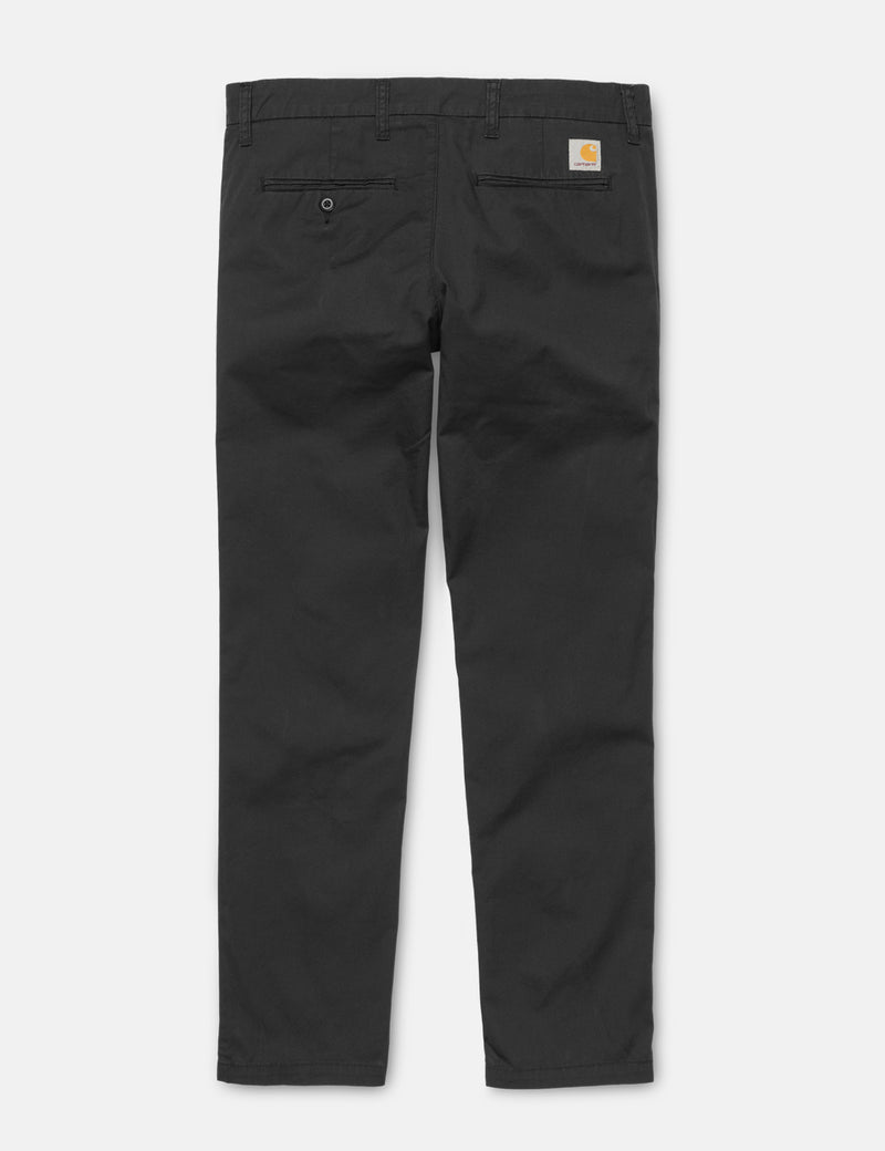 Carhartt-WIP Sid Pant Chino (Stretch Poplin) - Black