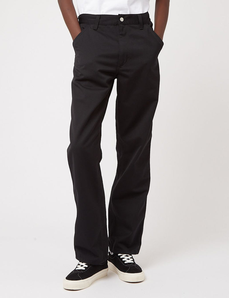 Carhartt-WIP Simple Pant (Relaxed Fit) - Black Rinsed