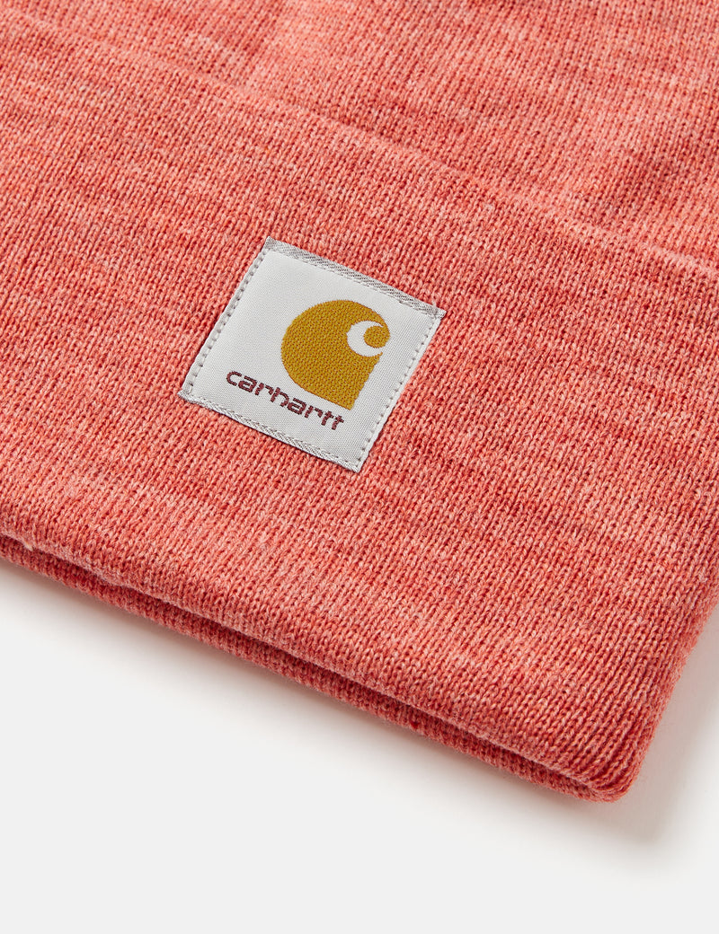 Carhartt-WIP Watch Beanie Hat - Misty Blush Heather Pink