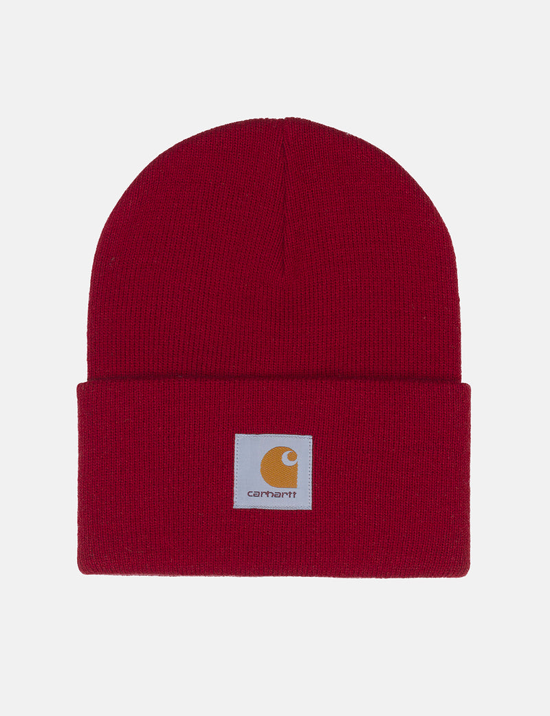 Carhartt-WIP Acrylic Watch Beanie Hat - Arrow Red