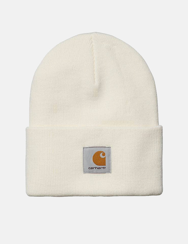 Carhartt-WIP Acrylic Watch Beanie Hat - Wax White