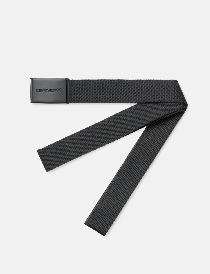 Carhartt-WIP Clip Belt Canvas (Tonal) - Blacksmith Grey