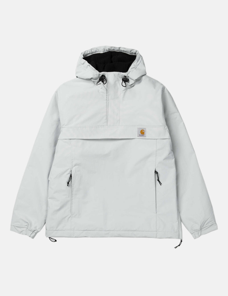 Carhartt-WIP Nimbus Half-Zip Jacket (Fleece Lined) - Cinder Ecru