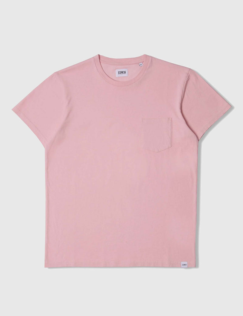 Edwin Pocket T-shirt - Pink