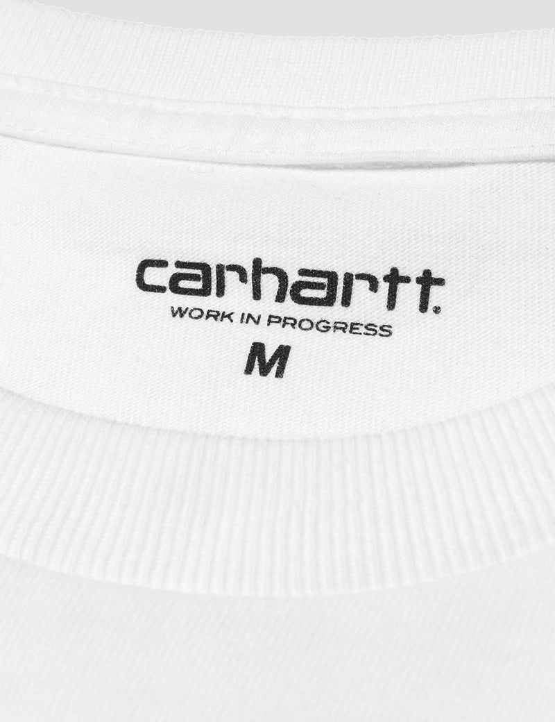 Carhartt Chase Long Sleeve T-Shirt - White