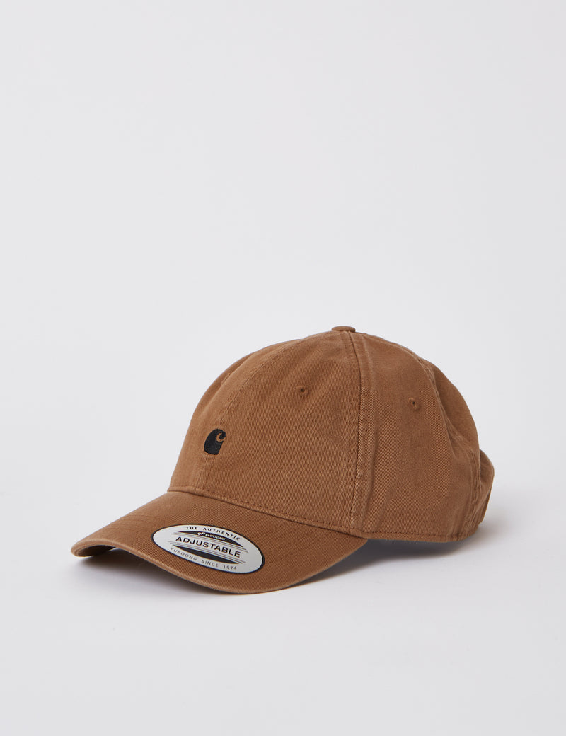 Carhartt-WIP Madison Logo Cap - Tawny Brown/Black