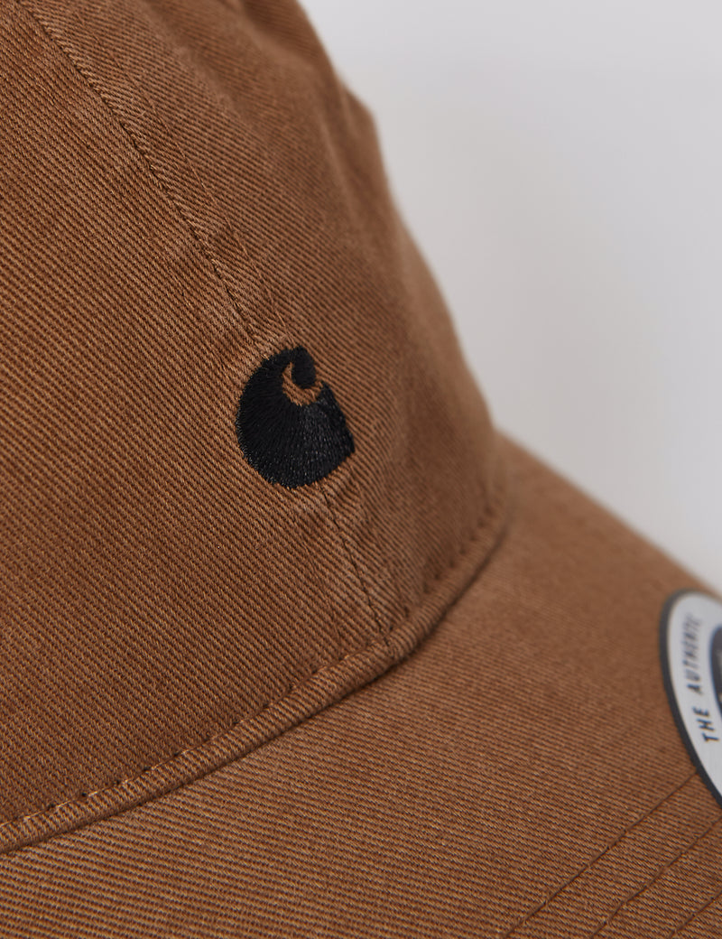 Carhartt-WIP Madison Logo Cap - Tawny Brown/Black