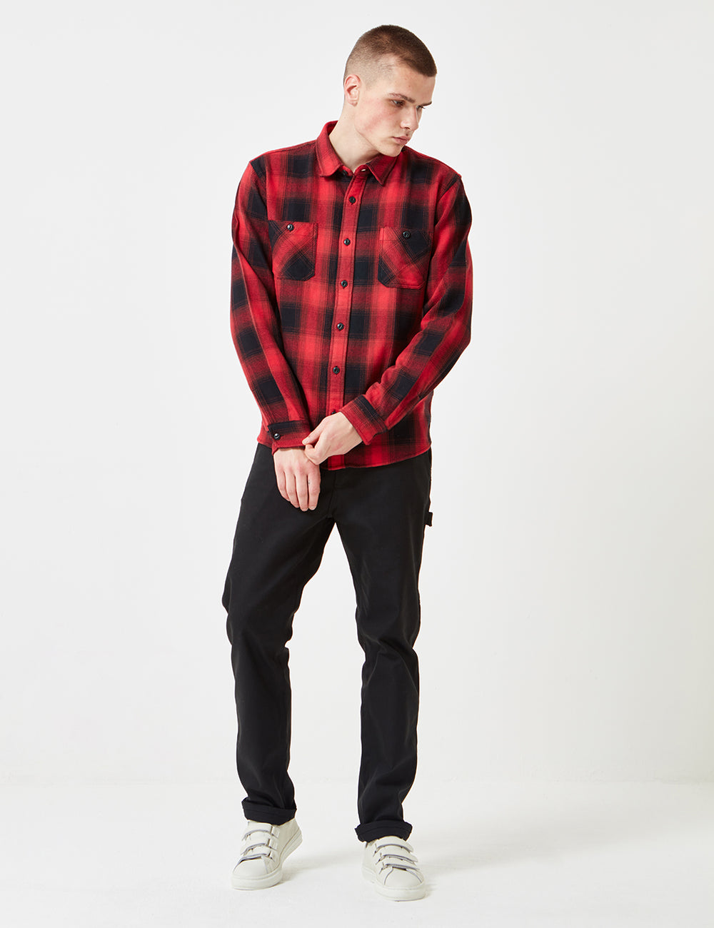 edwin check shirt