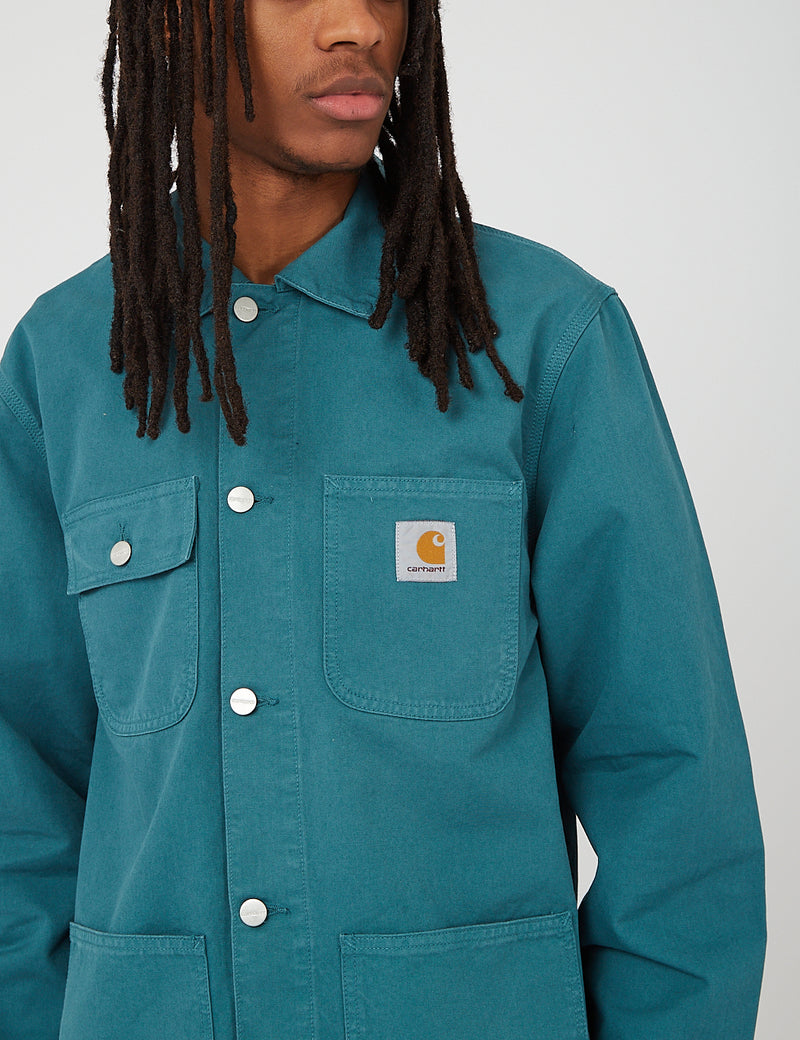 Carhartt-WIP Michigan Coat (Cotton Newcomb Drill) - Hydro