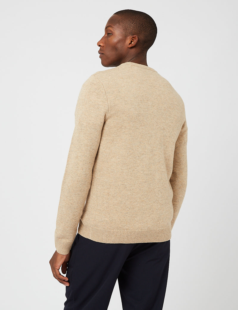 Carhartt-WIP Allen Knit Sweatshirt - Dusty Hamilton Brown Heather