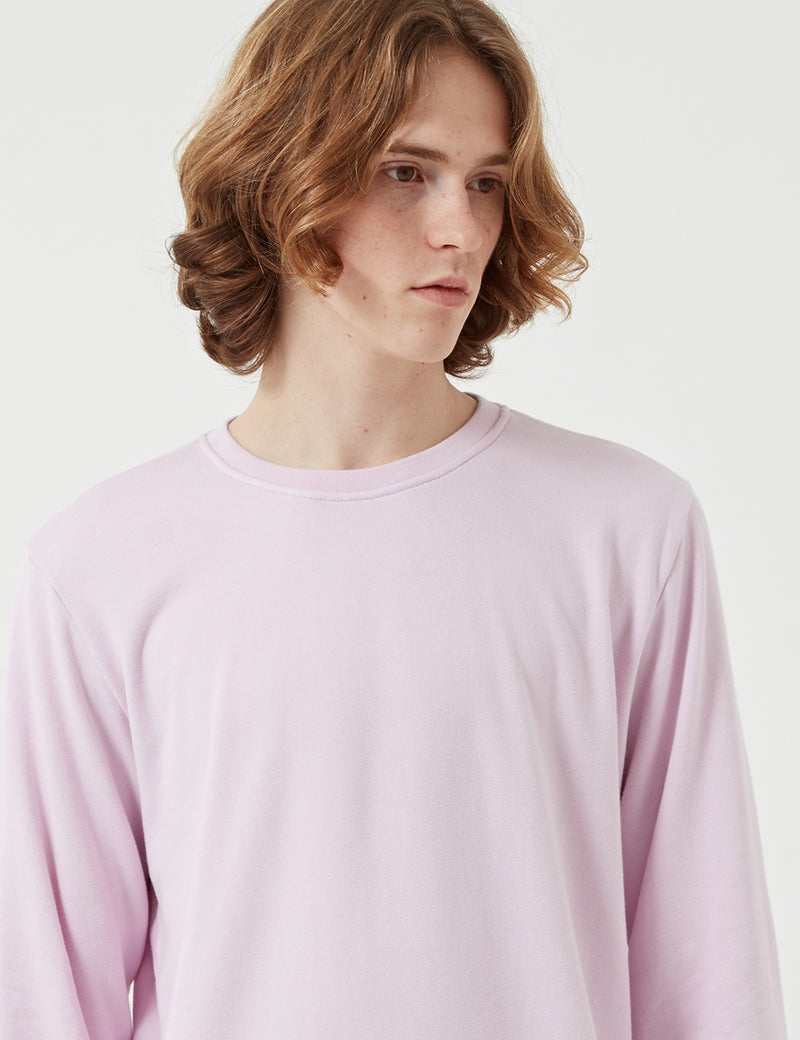 Edwin Terry Long Sleeve T-shirt - Pink