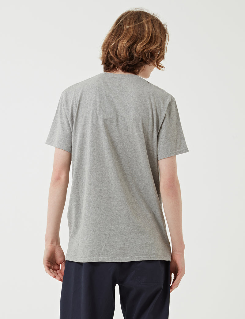 Edwin Pocket Jersey T-Shirt - Grey Marl