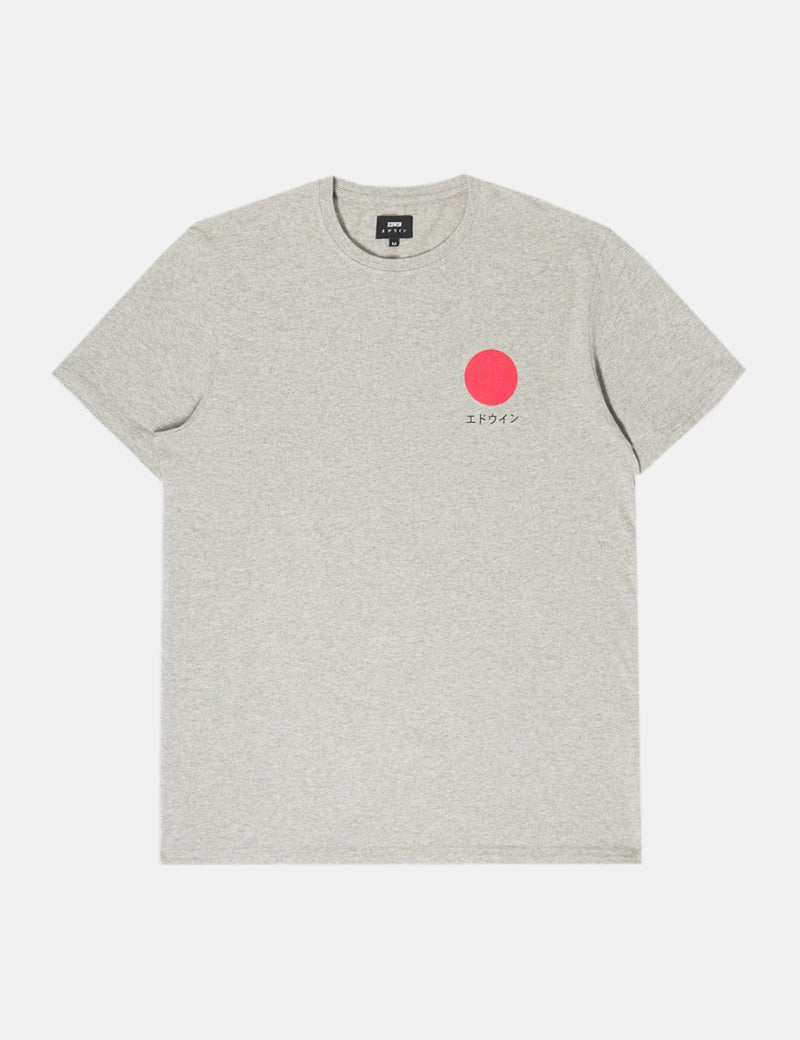 Edwin Japanese Sun T-Shirt - Grey Marl