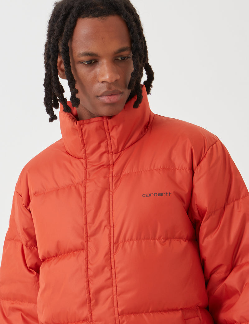 Carhartt-WIP Deming Jacket (Down) - Brick Orange / Black