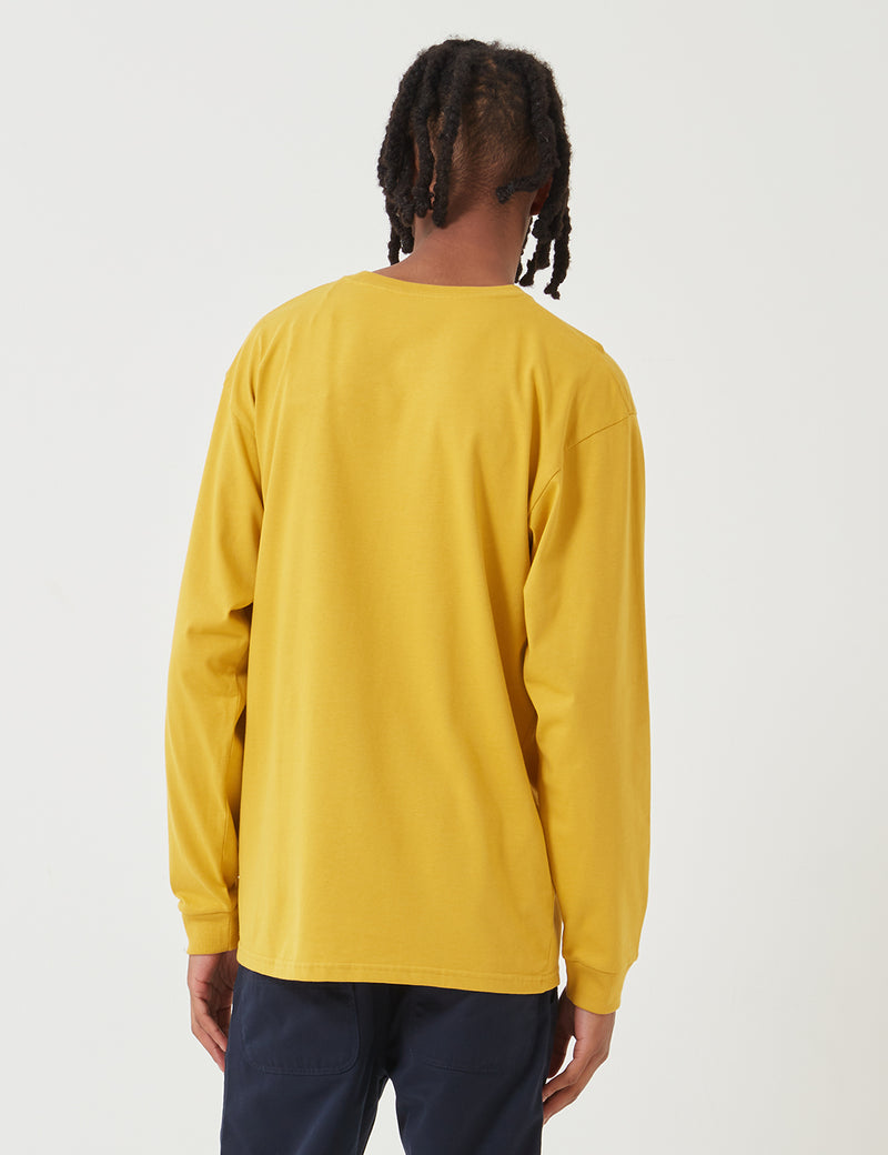 Carhartt-WIP Chase Long Sleeve T-Shirt - Colza Yellow