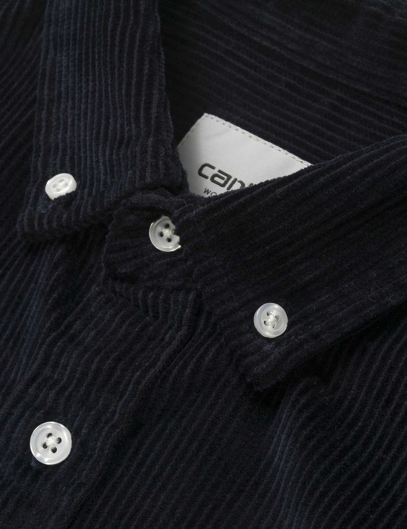 Carhartt-WIP Madison Cord Shirt - Dark Navy Blue/Wax