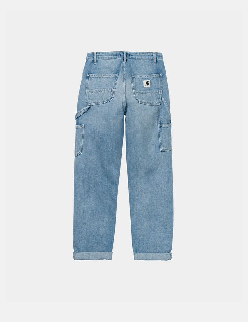 Carhartt-WIP Womens Pierce Pant (Denim) - Light Stone Washed Blue