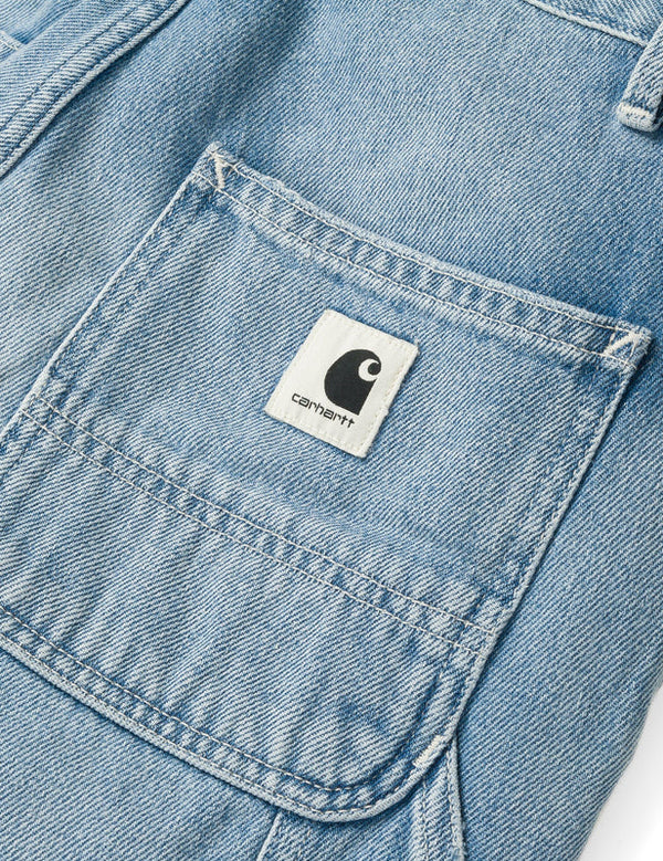 Carhartt-WIP Womens Pierce Pant (Denim) - Light Stone Washed Blue