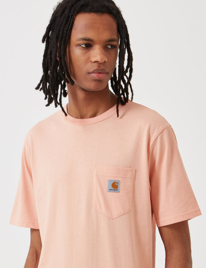Carhartt-WIP Pocket T-Shirt - Peach