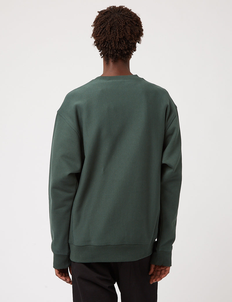 Carhartt-WIP American Script Sweatshirt - Grove Green