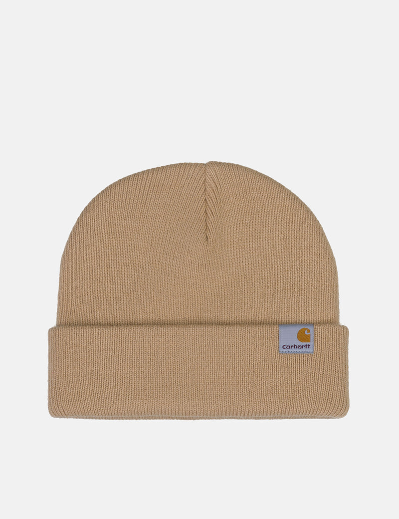 Carhartt-WIP Stratus Hat Low Beanie Hat - Dusty H Brown