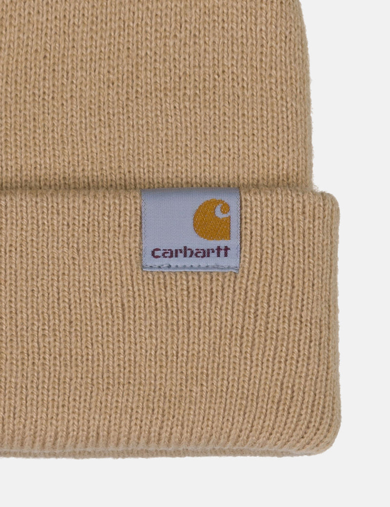 Carhartt-WIP Stratus Hat Low Beanie Hat - Dusty H Brown