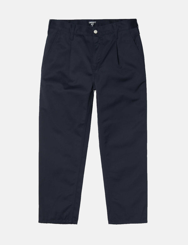 Carhartt-WIP Abbott Pant 'Denison Twill' (Tapered Fit) - Dark Navy Rinsed