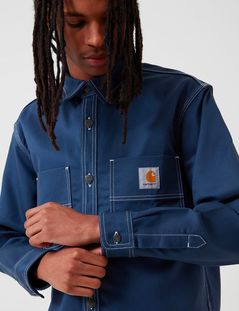 Carhartt-WIP Chalk Shirt Jacket (Regular Fit) - Blue Rigid