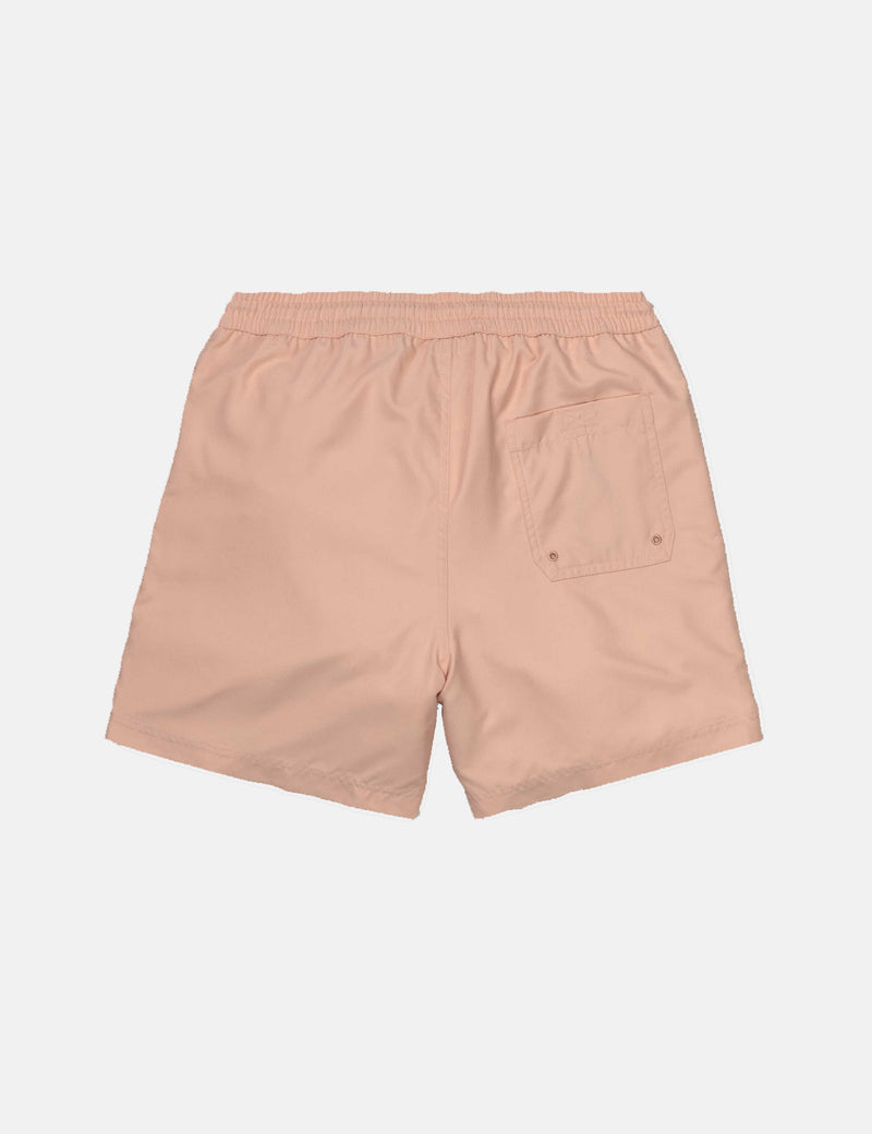 Carhartt-WIP Chase Swim Shorts - Peach Pink