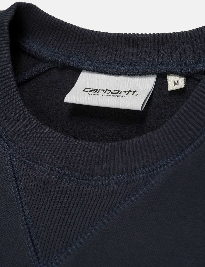 Carhartt-WIP Chase Sweatshirt - Dark Navy Blue