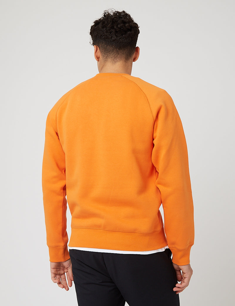 Carhartt-WIP Chase Sweatshirt - Hokkaido/Gold