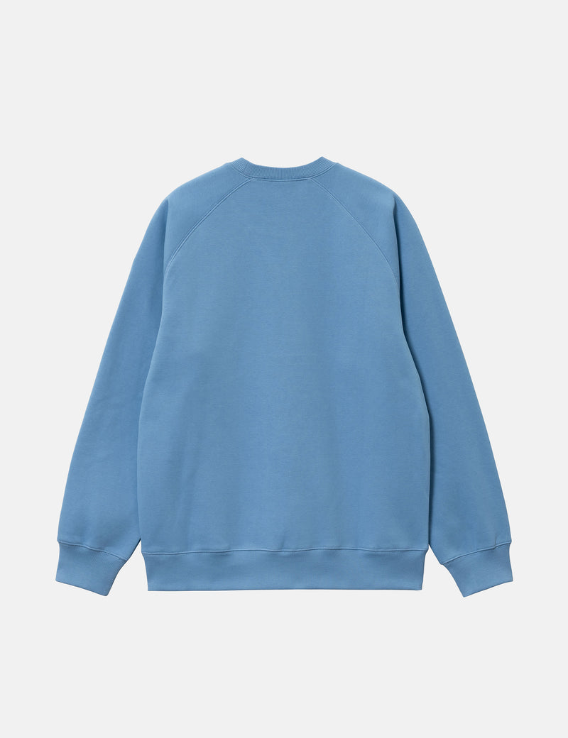 Carhartt-WIP Chase Sweatshirt - Piscine Blue