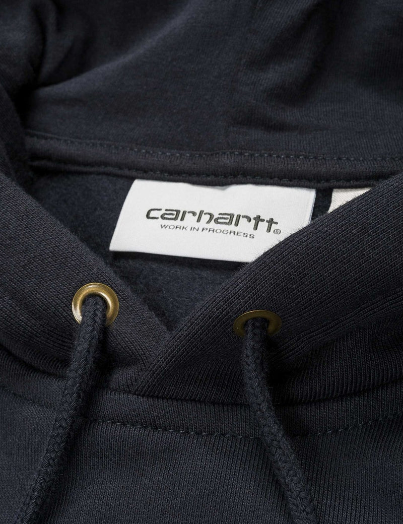 Carhartt WIP Chase Hooded Sweatshirt - Dark Navy Blue