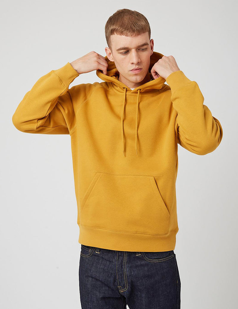 Carhartt-WIP Chase Hooded Sweatshirt - Helios Yellow/Gold