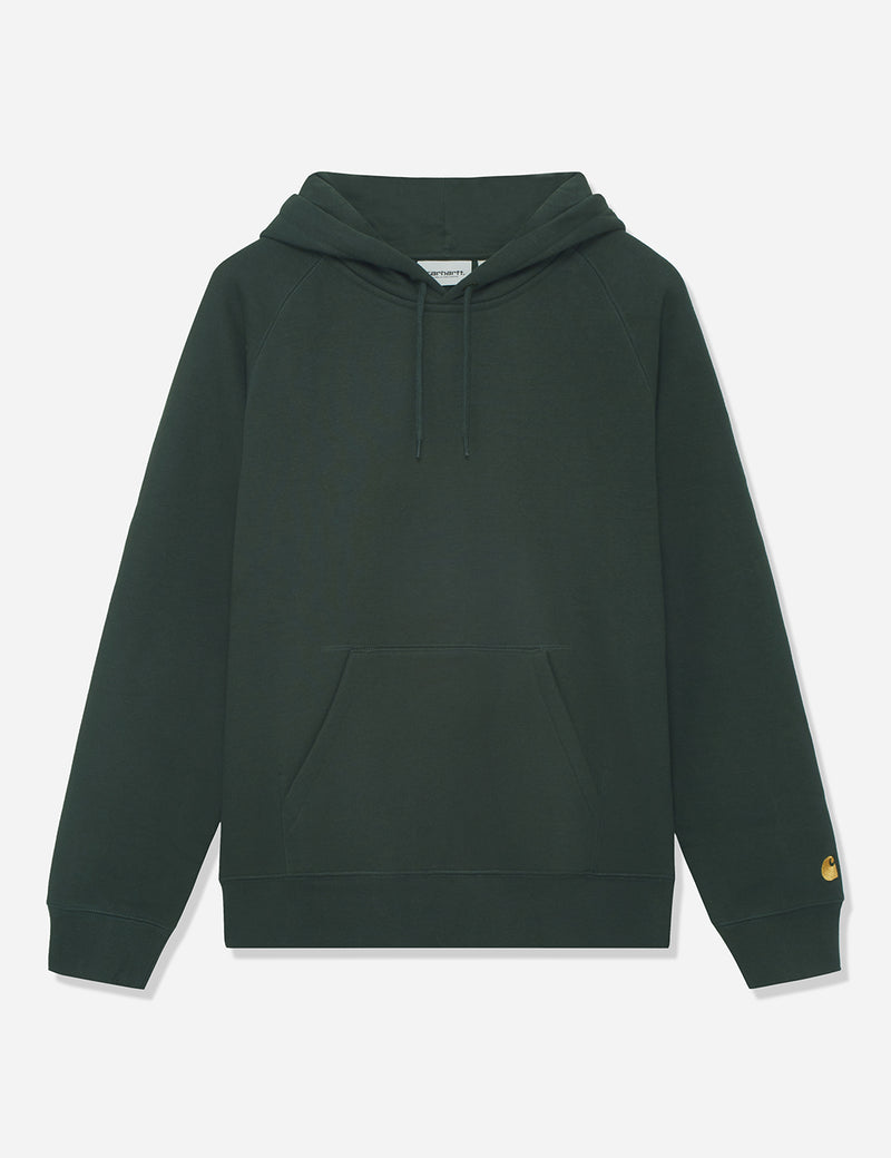 Carhartt-WIP Chase Hooded Sweatshirt - Loden Green