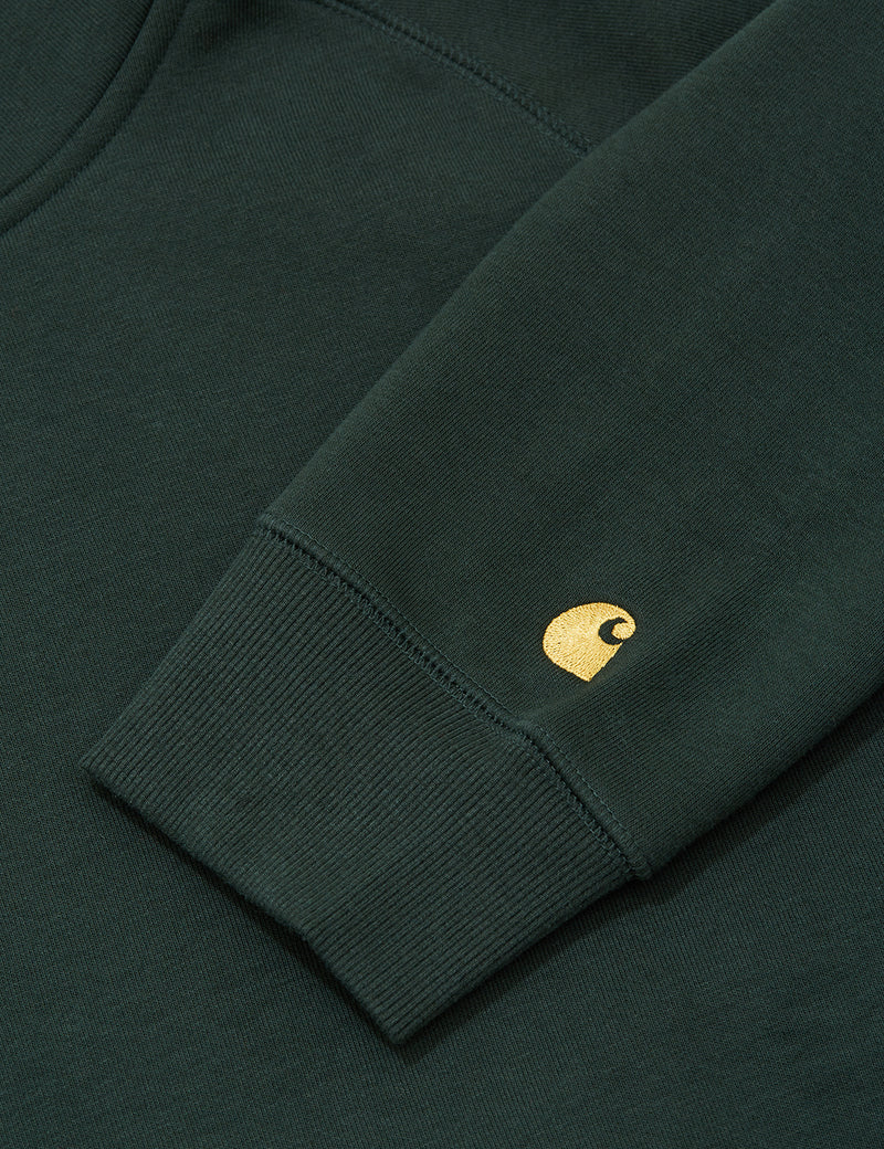 Carhartt-WIP Chase Hooded Sweatshirt - Loden Green