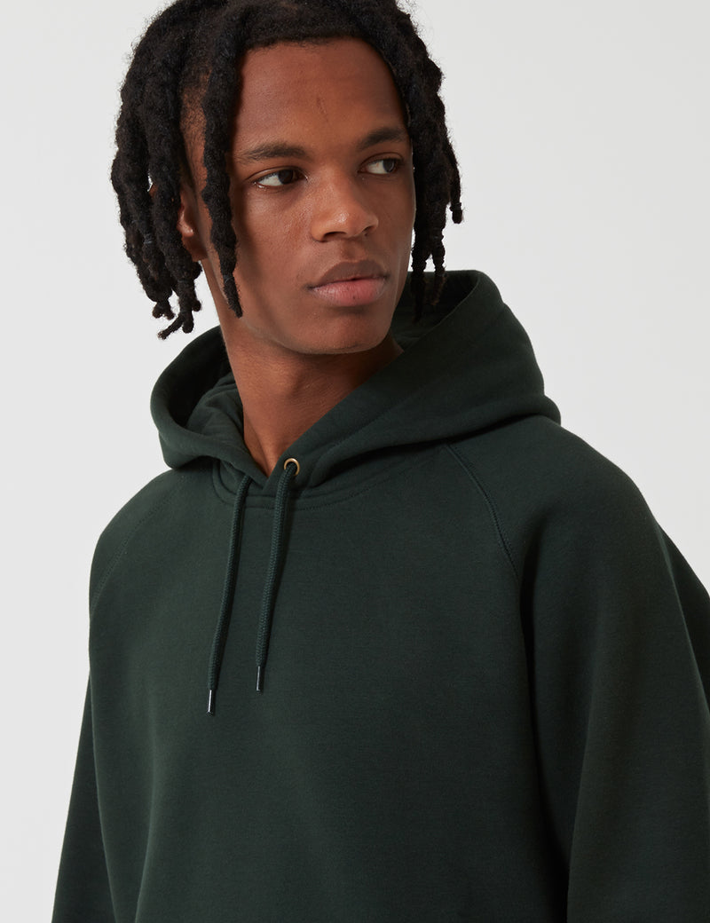 Carhartt-WIP Chase Hooded Sweatshirt - Loden Green