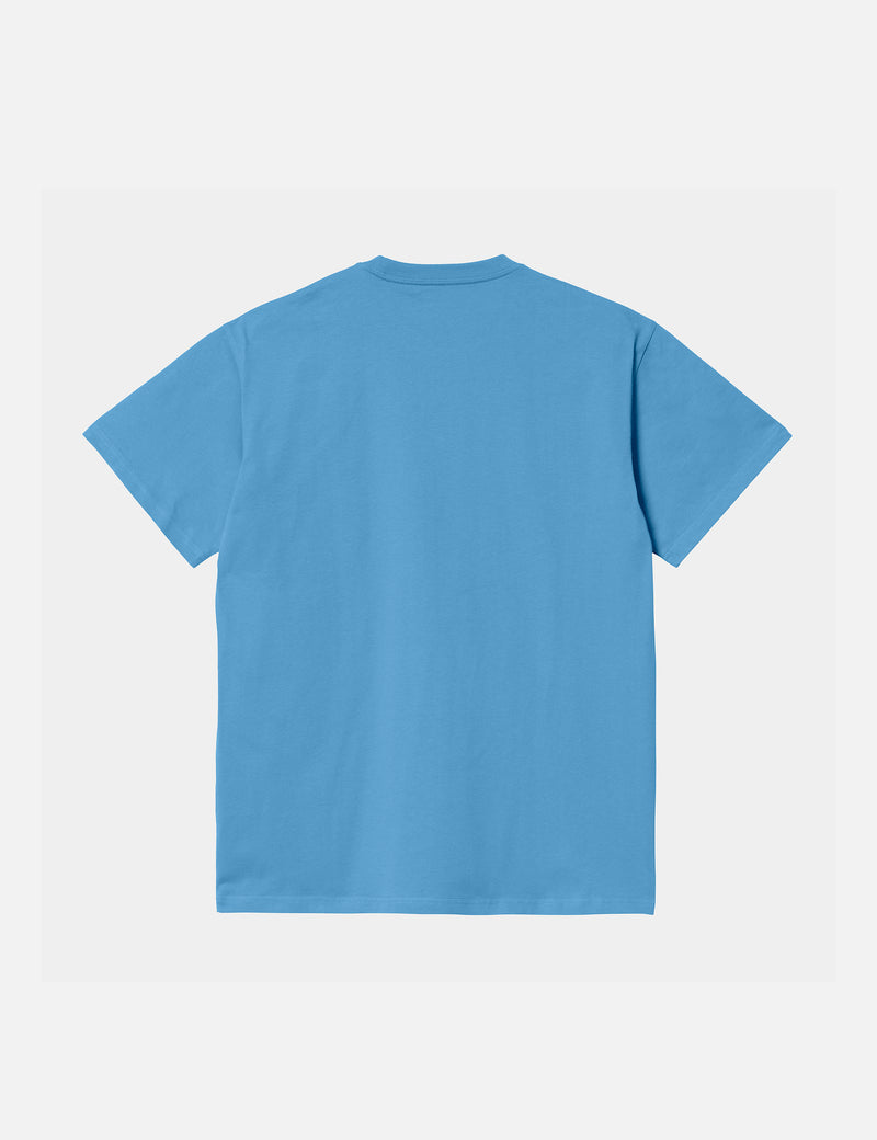 Carhartt-WIP Chase T-Shirt (Loose) - Piscine Blue